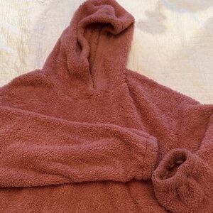 Cozy Women's Hooded Sweater - Pink